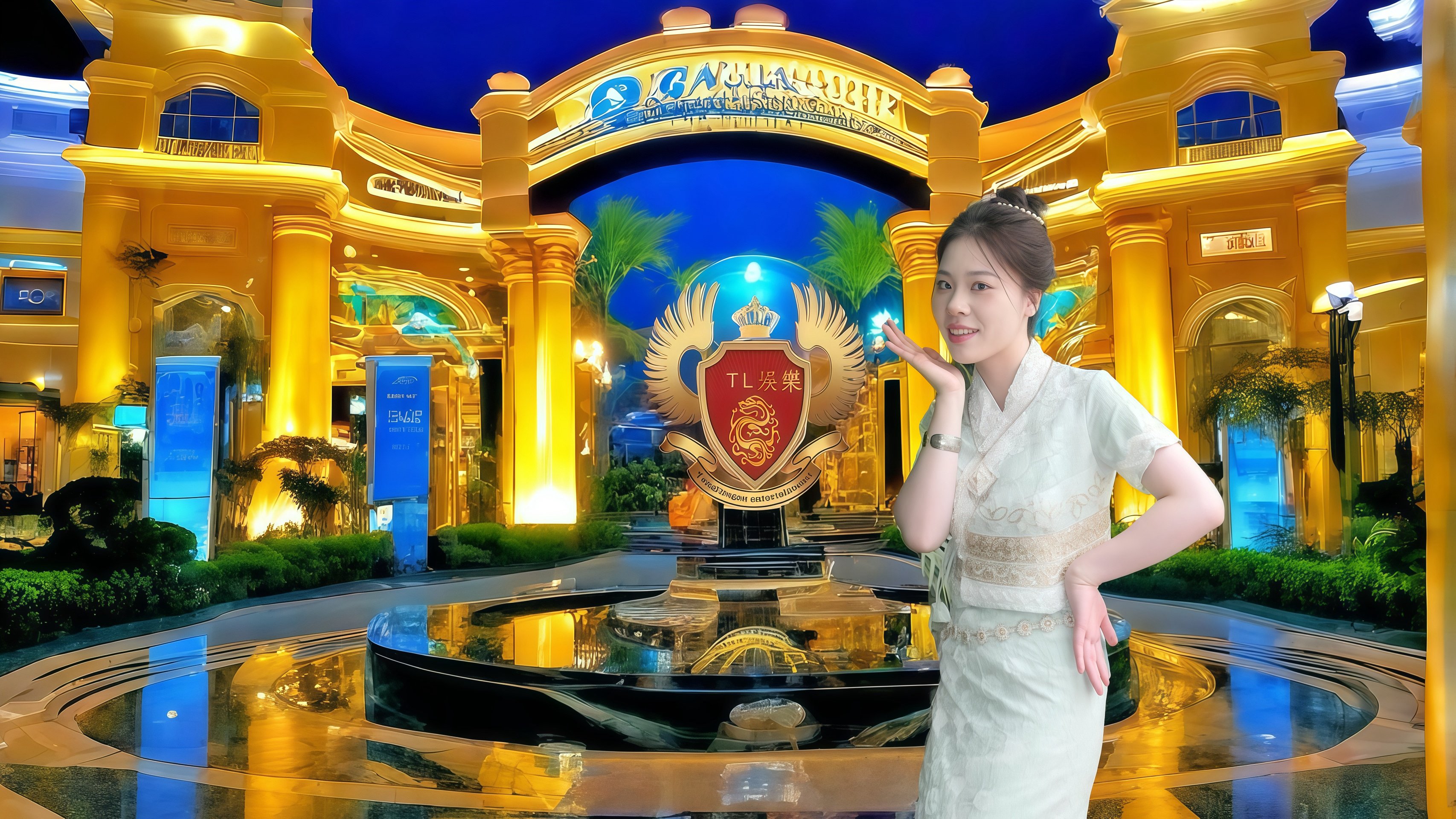 圣淘沙无边际泳池